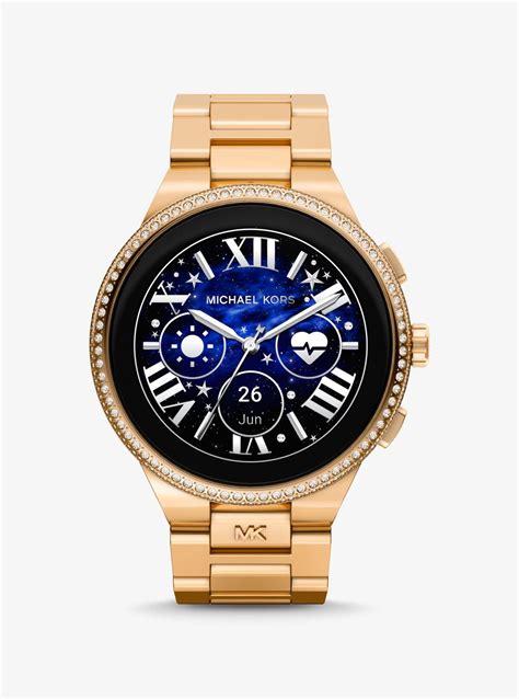 gold tone smartwatch